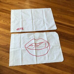 Bite Beauty Pillowcases NEW Queen Sized